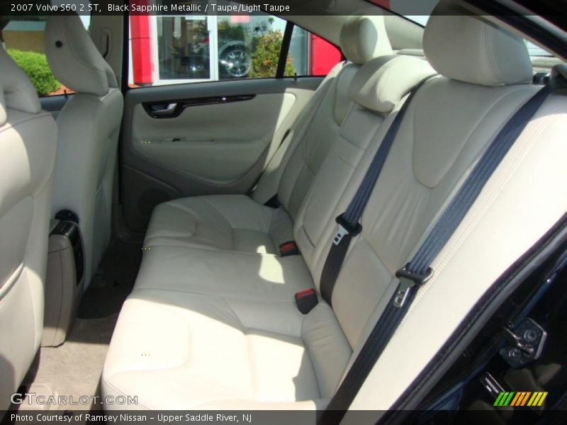 Black Sapphire Metallic / Taupe/Light Taupe 2007 Volvo S60 2.5T