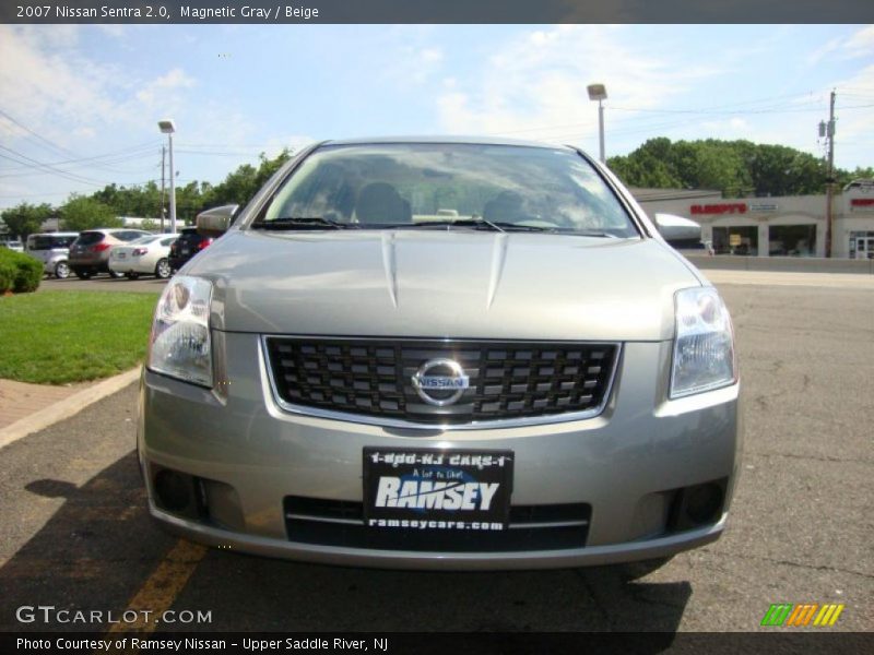 Magnetic Gray / Beige 2007 Nissan Sentra 2.0