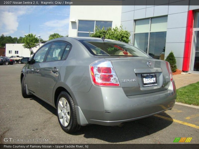 Magnetic Gray / Beige 2007 Nissan Sentra 2.0