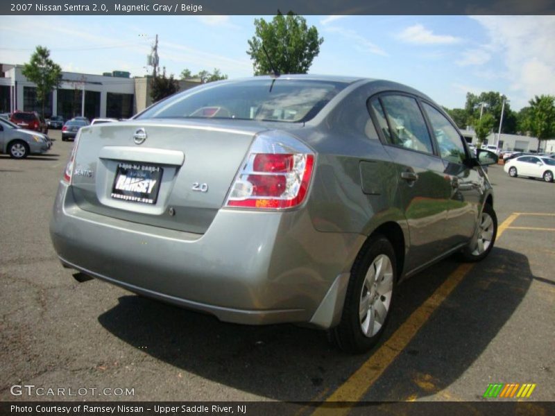 Magnetic Gray / Beige 2007 Nissan Sentra 2.0
