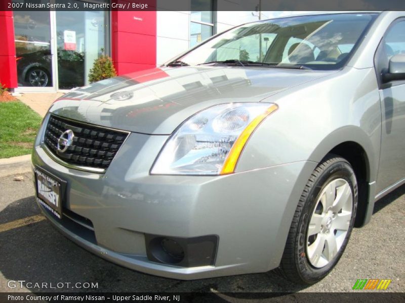 Magnetic Gray / Beige 2007 Nissan Sentra 2.0