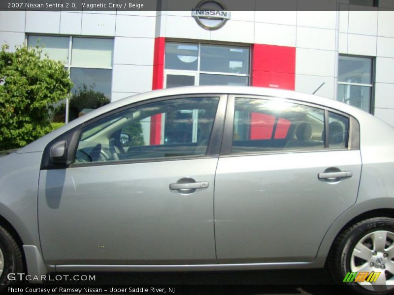 Magnetic Gray / Beige 2007 Nissan Sentra 2.0