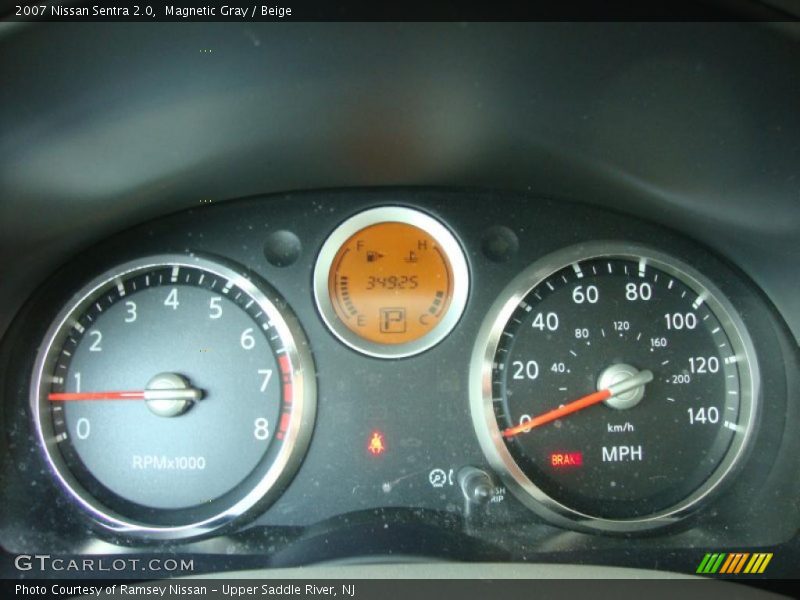 Magnetic Gray / Beige 2007 Nissan Sentra 2.0