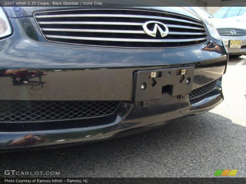 Black Obsidian / Stone Gray 2007 Infiniti G 35 Coupe