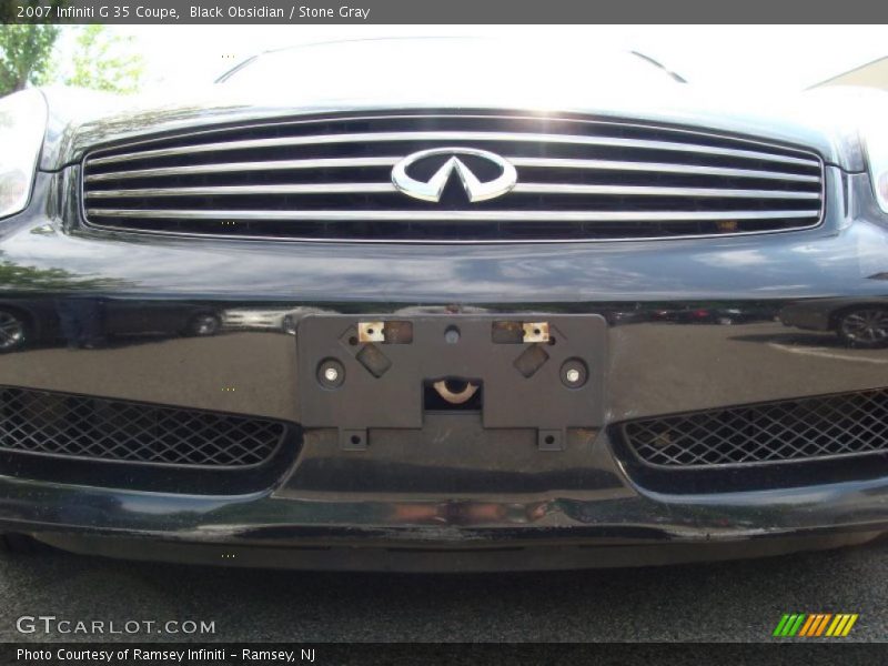 Black Obsidian / Stone Gray 2007 Infiniti G 35 Coupe