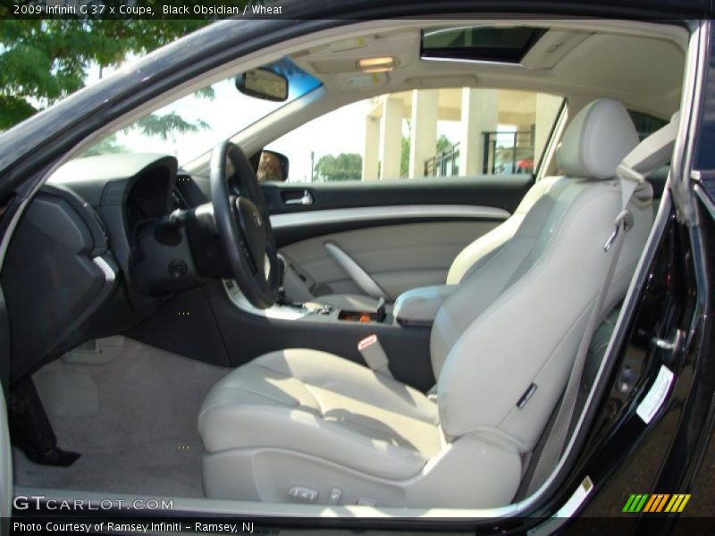 Black Obsidian / Wheat 2009 Infiniti G 37 x Coupe
