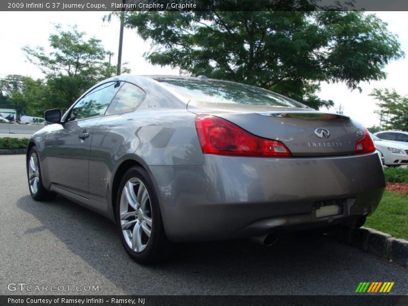 Platinum Graphite / Graphite 2009 Infiniti G 37 Journey Coupe