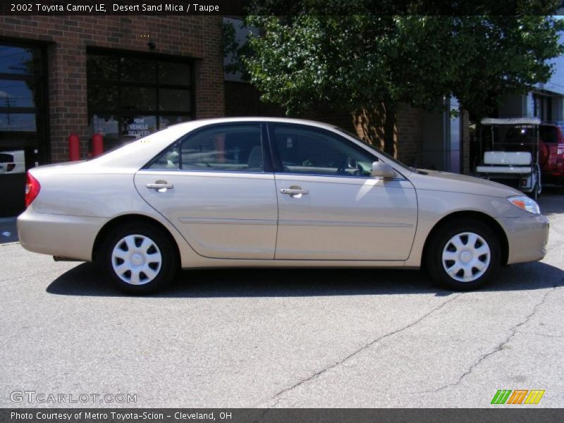 Desert Sand Mica / Taupe 2002 Toyota Camry LE