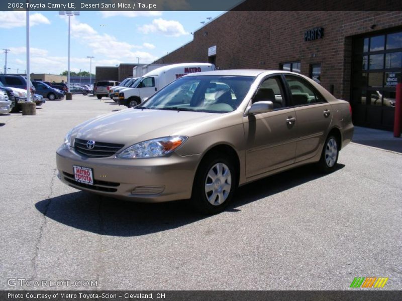 Desert Sand Mica / Taupe 2002 Toyota Camry LE