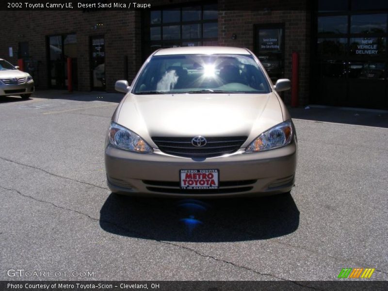 Desert Sand Mica / Taupe 2002 Toyota Camry LE