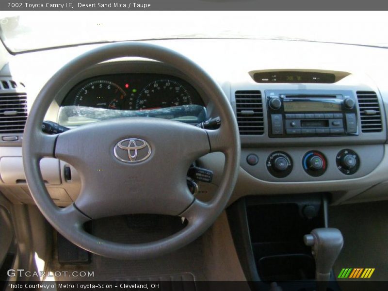 Desert Sand Mica / Taupe 2002 Toyota Camry LE