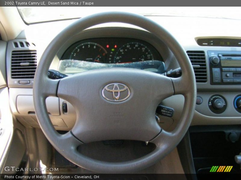 Desert Sand Mica / Taupe 2002 Toyota Camry LE