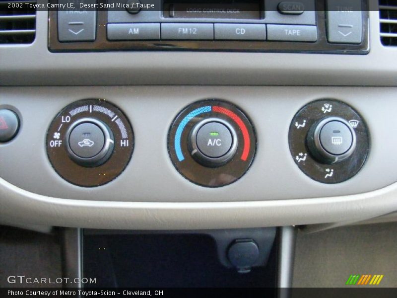 Desert Sand Mica / Taupe 2002 Toyota Camry LE