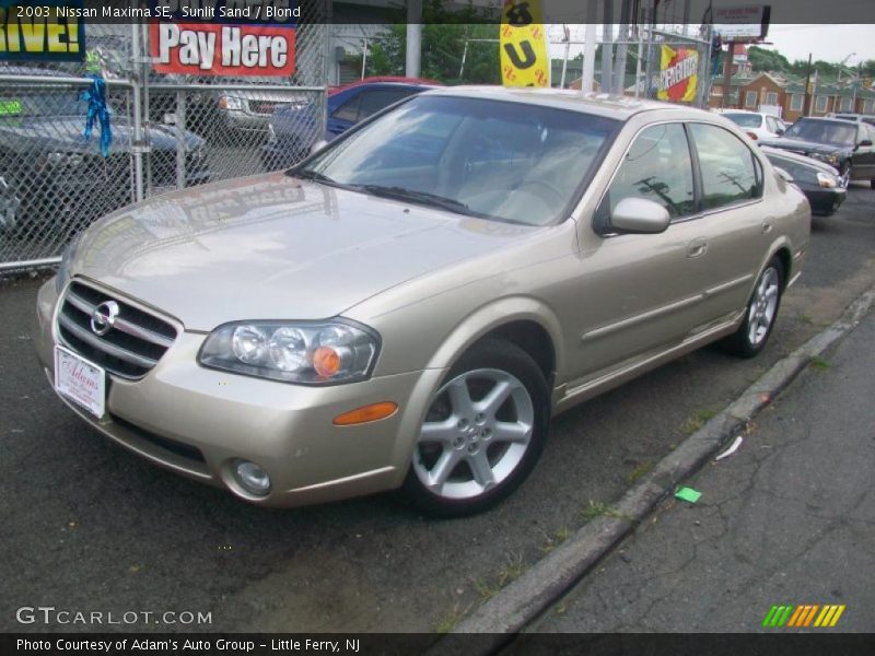 Sunlit Sand / Blond 2003 Nissan Maxima SE