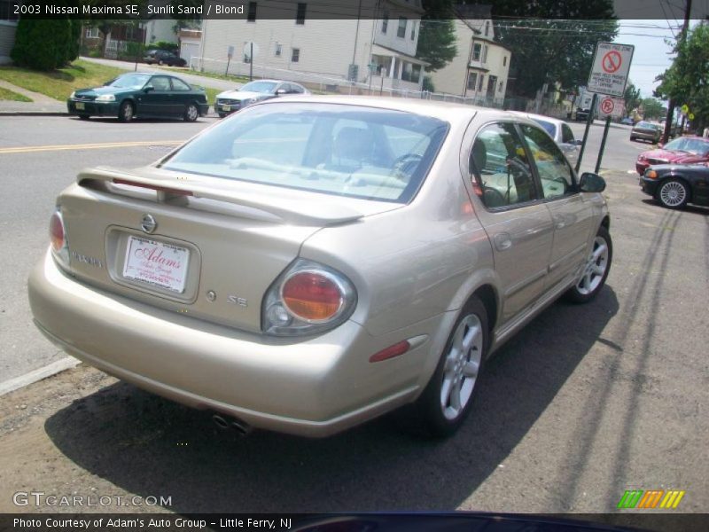 Sunlit Sand / Blond 2003 Nissan Maxima SE