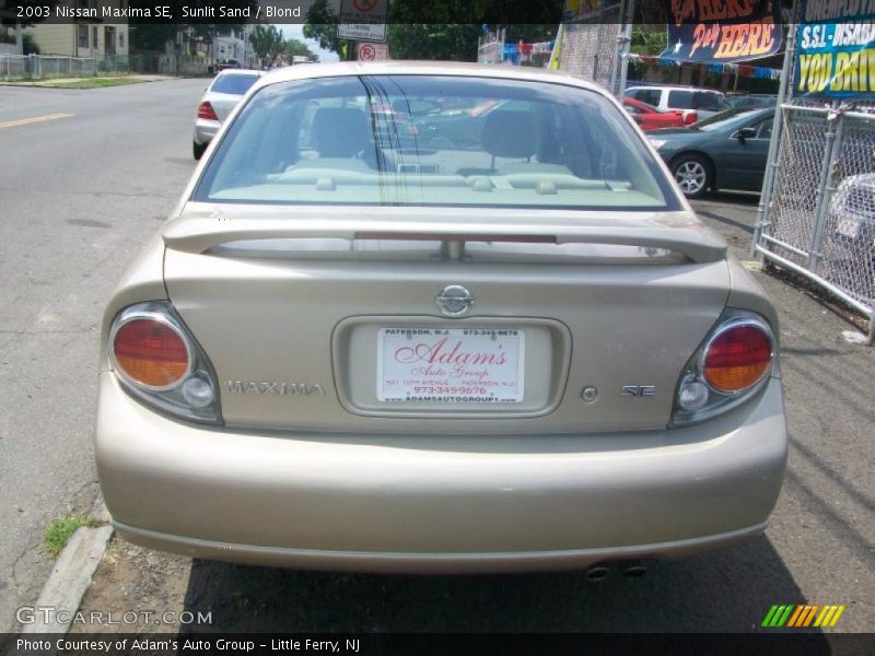 Sunlit Sand / Blond 2003 Nissan Maxima SE