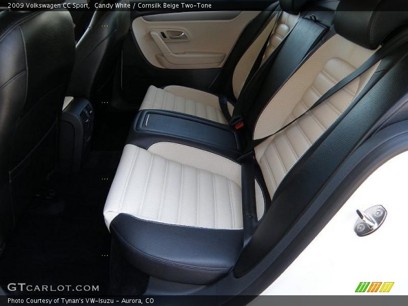 Candy White / Cornsilk Beige Two-Tone 2009 Volkswagen CC Sport