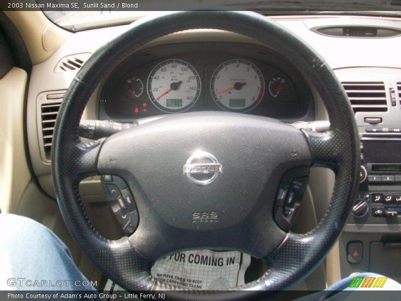 Sunlit Sand / Blond 2003 Nissan Maxima SE