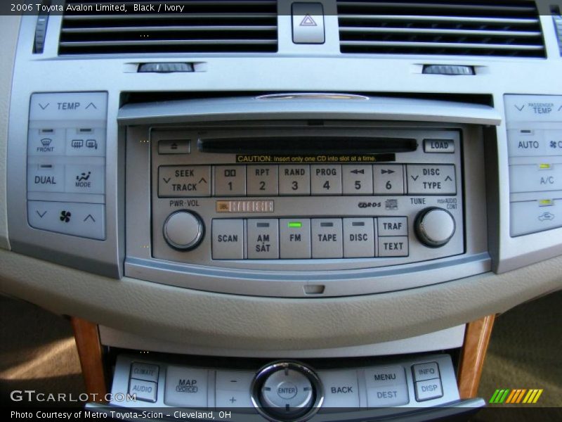 Black / Ivory 2006 Toyota Avalon Limited