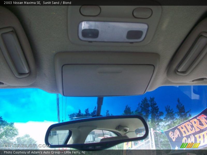 Sunlit Sand / Blond 2003 Nissan Maxima SE