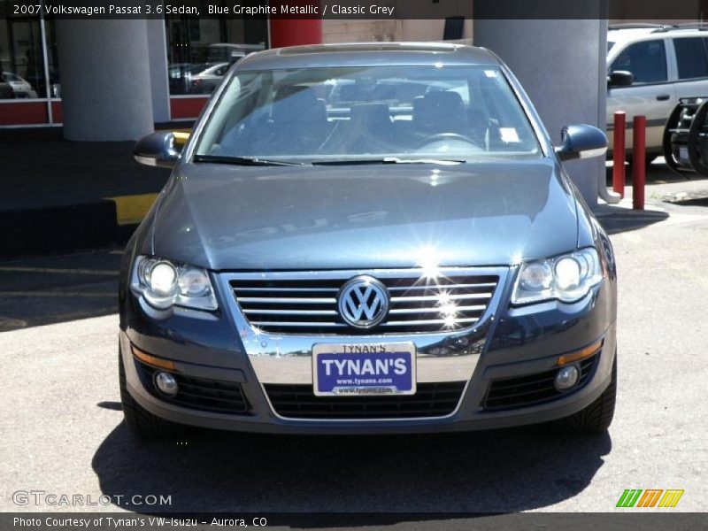 Blue Graphite Metallic / Classic Grey 2007 Volkswagen Passat 3.6 Sedan
