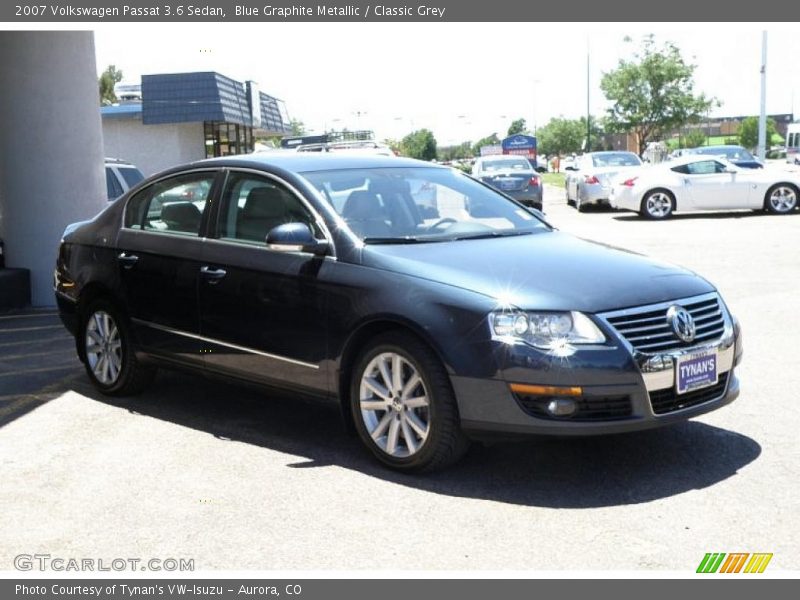 Blue Graphite Metallic / Classic Grey 2007 Volkswagen Passat 3.6 Sedan