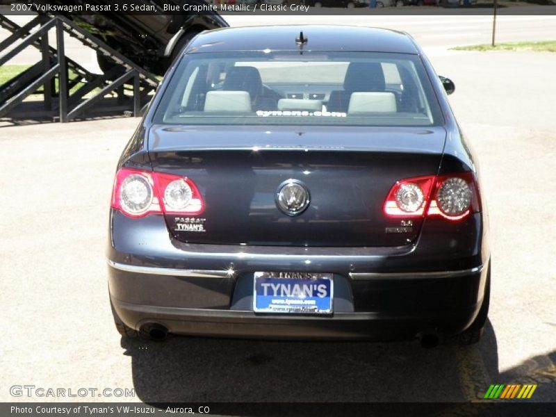 Blue Graphite Metallic / Classic Grey 2007 Volkswagen Passat 3.6 Sedan