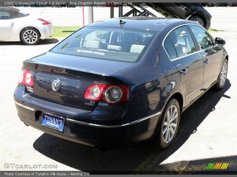 Blue Graphite Metallic / Classic Grey 2007 Volkswagen Passat 3.6 Sedan