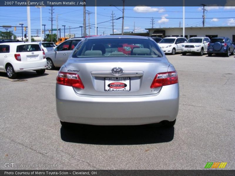 Titanium Metallic / Ash 2007 Toyota Camry LE