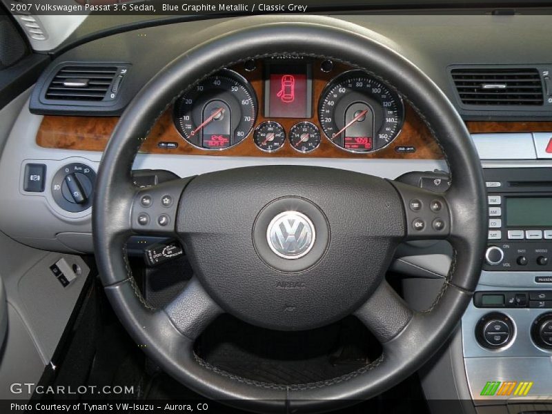 Blue Graphite Metallic / Classic Grey 2007 Volkswagen Passat 3.6 Sedan