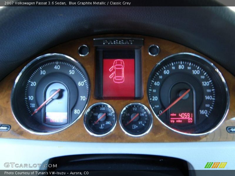 Blue Graphite Metallic / Classic Grey 2007 Volkswagen Passat 3.6 Sedan
