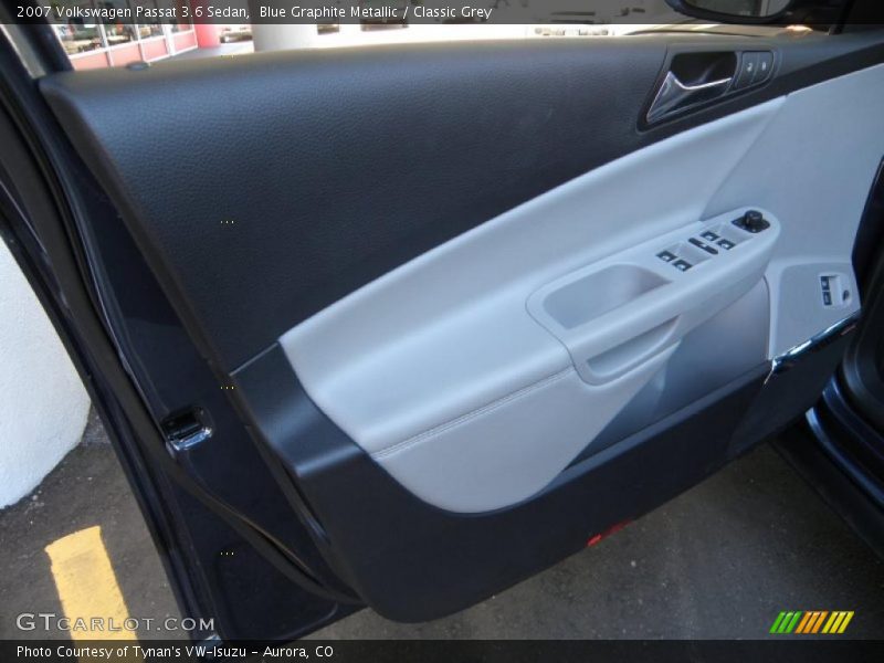 Blue Graphite Metallic / Classic Grey 2007 Volkswagen Passat 3.6 Sedan