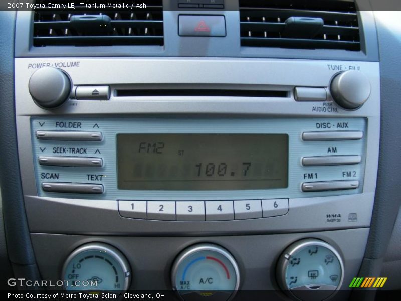 Titanium Metallic / Ash 2007 Toyota Camry LE