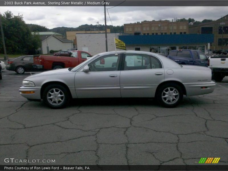 Sterling Silver Metallic / Medium Gray 2003 Buick Park Avenue