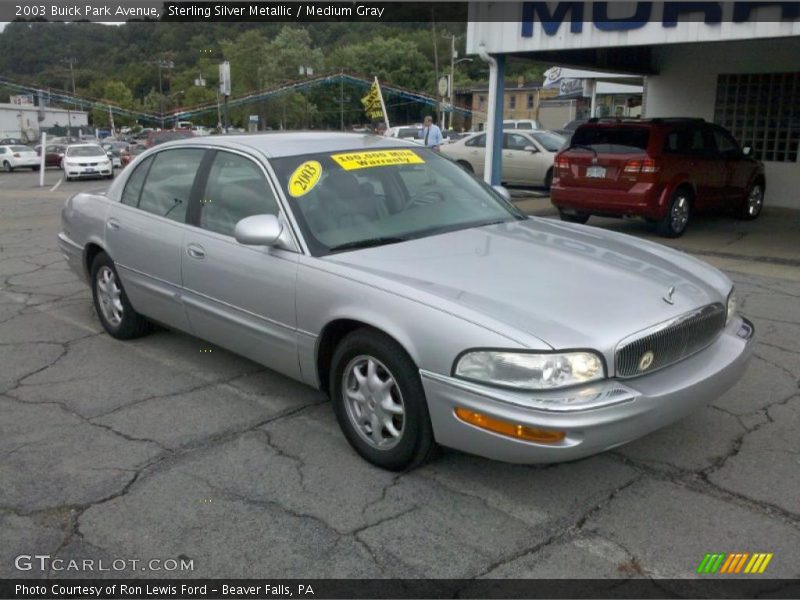 Sterling Silver Metallic / Medium Gray 2003 Buick Park Avenue