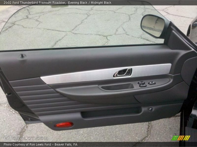 Evening Black / Midnight Black 2002 Ford Thunderbird Premium Roadster