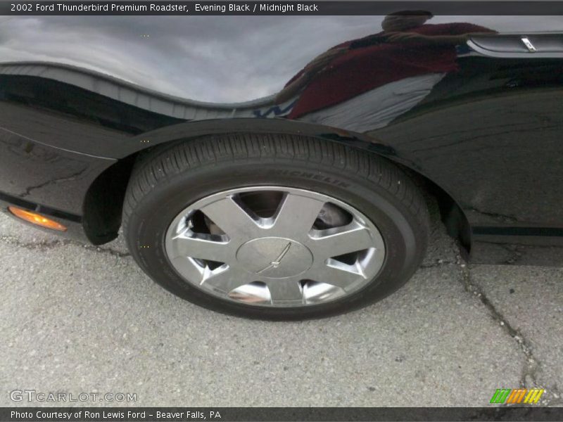 Evening Black / Midnight Black 2002 Ford Thunderbird Premium Roadster