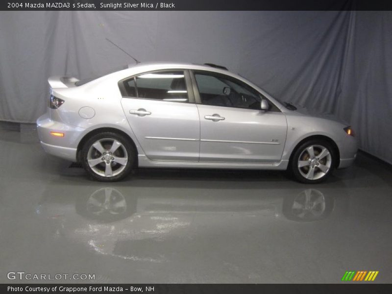Sunlight Silver Mica / Black 2004 Mazda MAZDA3 s Sedan