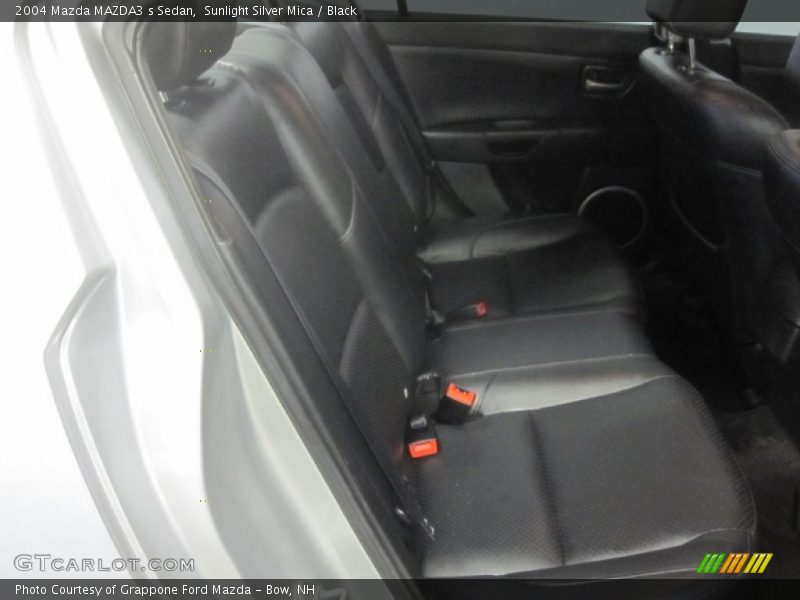 Sunlight Silver Mica / Black 2004 Mazda MAZDA3 s Sedan