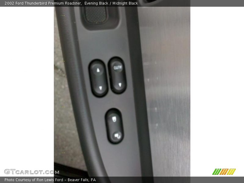 Evening Black / Midnight Black 2002 Ford Thunderbird Premium Roadster