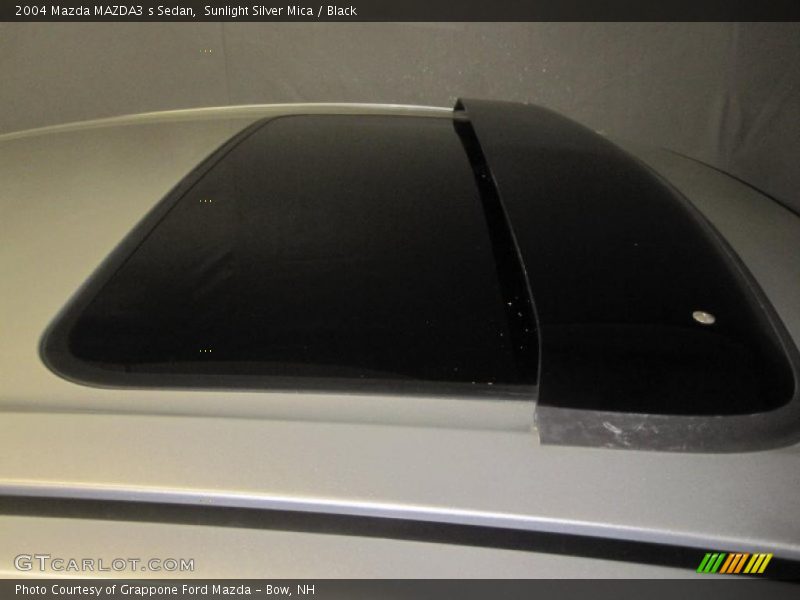 Sunlight Silver Mica / Black 2004 Mazda MAZDA3 s Sedan