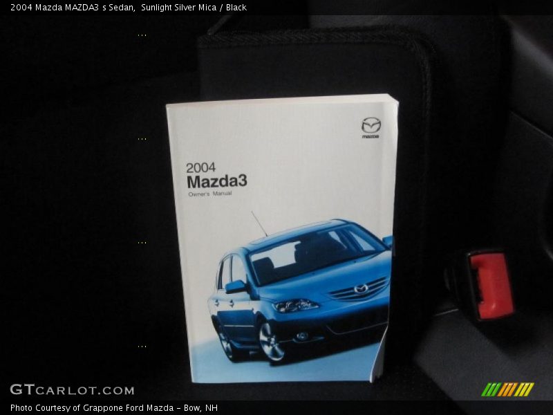Sunlight Silver Mica / Black 2004 Mazda MAZDA3 s Sedan