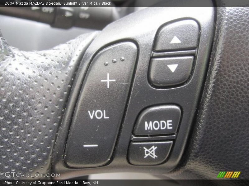 Sunlight Silver Mica / Black 2004 Mazda MAZDA3 s Sedan