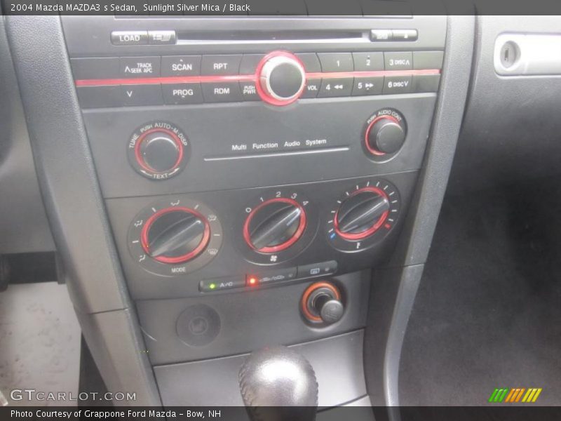 Sunlight Silver Mica / Black 2004 Mazda MAZDA3 s Sedan