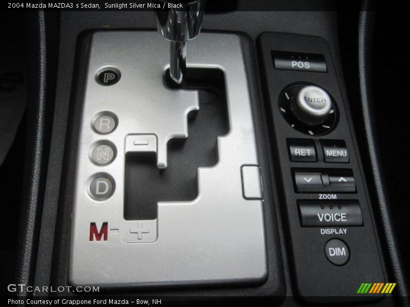 Sunlight Silver Mica / Black 2004 Mazda MAZDA3 s Sedan
