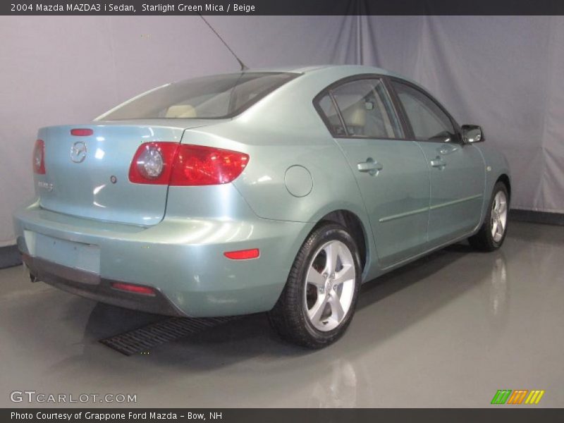 Starlight Green Mica / Beige 2004 Mazda MAZDA3 i Sedan