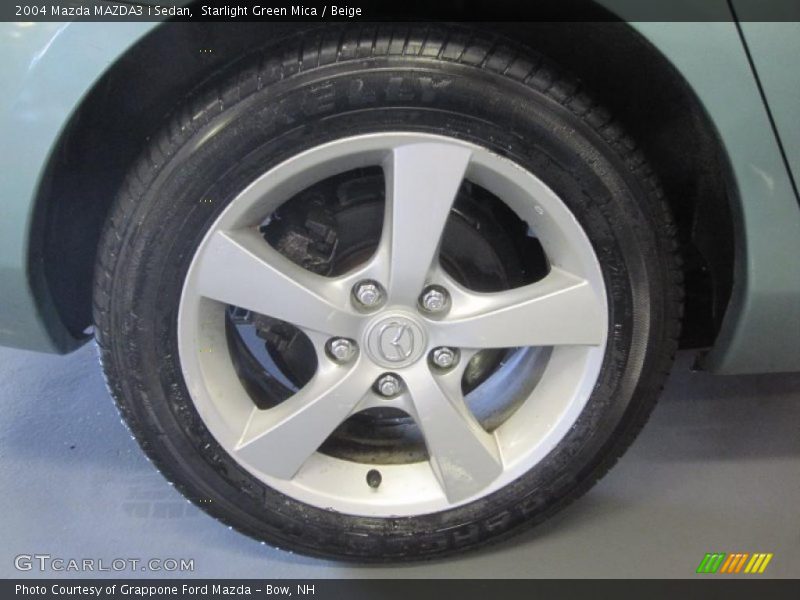 Starlight Green Mica / Beige 2004 Mazda MAZDA3 i Sedan