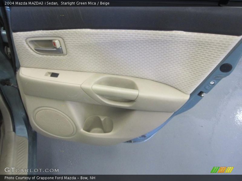 Starlight Green Mica / Beige 2004 Mazda MAZDA3 i Sedan