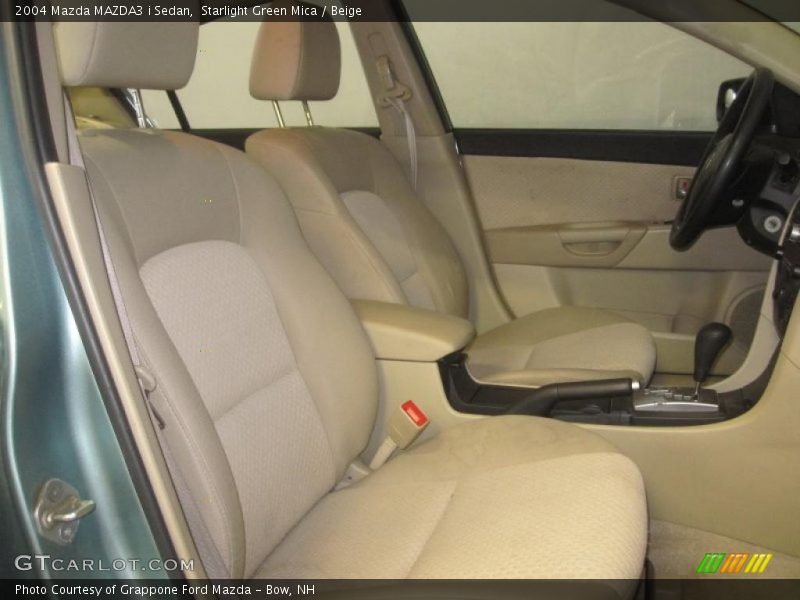 Starlight Green Mica / Beige 2004 Mazda MAZDA3 i Sedan