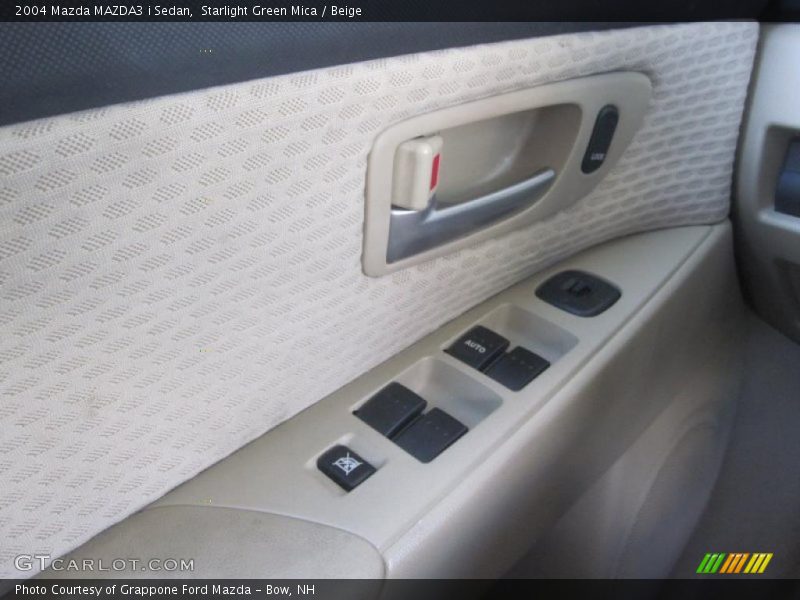 Starlight Green Mica / Beige 2004 Mazda MAZDA3 i Sedan